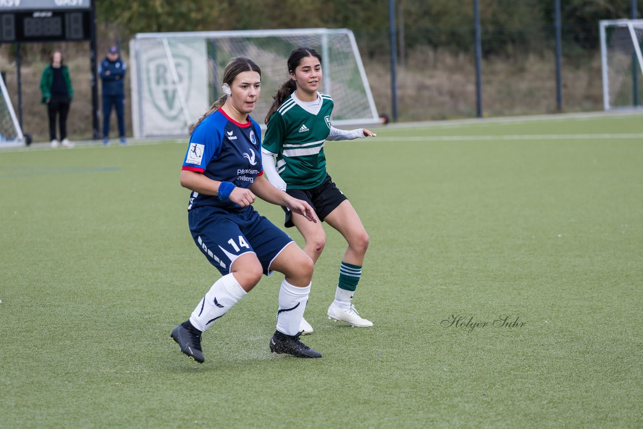 Bild 374 - wU19 Rissener SV - VfL Pinneberg : Ergebnis: 9:1